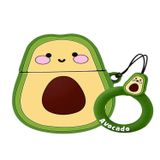 Microsonic AirPods Pro 2.Nesil için Kılıf Cartoon Figürlü Silikon Crtn-Fgr-Avcd [AirPods Pro 2. Nesil ile Uyumlu Kılıf - Yeşil - Sarı]