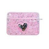 Microsonic AirPods Pro 2.Nesil için Kılıf Glitter Shiny Pembe [AirPods Pro 2. Nesil ile Uyumlu Kılıf - Pembe]
