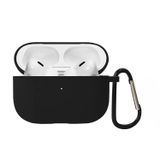Microsonic AirPods Pro 2.Nesil için Kılıf Liquid Silicone Lansman Siyah [AirPods Pro 2. Nesil ile Uyumlu Kılıf - Siyah]