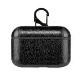 Microsonic AirPods Pro 2.Nesil için Kılıf Litchi Texture Siyah [AirPods Pro 2. Nesil ile Uyumlu Kılıf - Siyah]