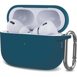 Microsonic Airpods Pro 2.nesil Kılıf Askılı Mat Silikon Koyu Mavi - AirPods Pro 2. Nesil