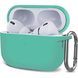 Microsonic Airpods Pro 2.nesil Kılıf Askılı Mat Silikon Mint Yeşili - AirPods Pro 2. Nesil
