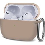 Microsonic Airpods Pro 2.nesil Kılıf Askılı Mat Silikon Rose Gold - AirPods Pro 2. Nesil