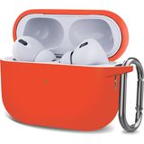 Microsonic Airpods Pro 2.nesil Kılıf Askılı Mat Silikon Turuncu - AirPods Pro 2. Nesil