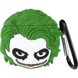 Microsonic AirPods Pro 2.nesil Kılıf Cartoon Figürlü Silikon Crtn-Fgr-Jkr - Yeşil - Gümüş - AirPods Pro 2. Nesil