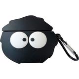 Microsonic Airpods Pro 2.nesil Kılıf Cartoon Figürlü Silikon Crtn-Fgr-Sswtri - Siyah - Beyaz