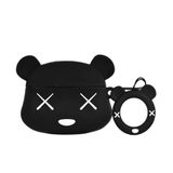 Microsonic AirPods Pro 3 için Kılıf Cartoon Figürlü Silikon Crtn-Fgr-Kws [AirPods Pro 3 ile Uyumlu Kılıf - Füme]