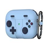 Microsonic AirPods Pro 3 için Kılıf Cartoon Figürlü Silikon Retro Gameboy Mavi [AirPods Pro 3 ile Uyumlu Kılıf - Mavi]