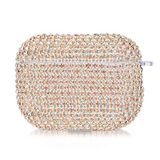 Microsonic Airpods Pro 3 için Kılıf Diamond Swarovski Görünümlü Taşlı Rose Gold [AirPods Pro 3 ile Uyumlu Kılıf - Rose Gold]