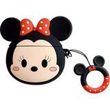 Microsonic Airpods Pro 3 Kılıf Cartoon Figürlü Silikon Crtn-Fgr-Mne-Mse - Krem