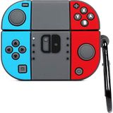 Microsonic Airpods Pro 3 Kılıf Cartoon Figürlü Silikon Crtn-Fgr-Ntnd - Mavi - Kırmızı
