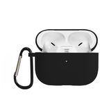 Microsonic AirPods Pro 3 Liquid Silicone Lansman Siyah [AirPods Pro 3 ile Uyumlu Kılıf - Siyah]