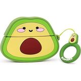 Microsonic AirPods Pro Kılıf Cartoon Figürlü Silikon Crtn-Fgr-Avkdo - Yeşil - Altın