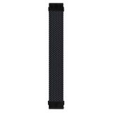 Microsonic Amazfit GTR 2 Sport 47 mm Large 165 mm Braided Solo Loop Band Siyah Kordon