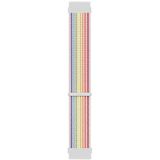 Microsonic Amazfit GTS 2 42 mm Hasırlı Woven Sport Loop Pride Edition Kordon