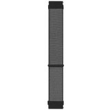 Microsonic Amazfit GTS 2E Uyumlu 42 mm Hasırlı Woven Sport Loop Gri Kordon