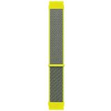 Microsonic Amazfit Gts 2e Uyumlu 42 mm Hasırlı Woven Sport Loop Sarı Kordon