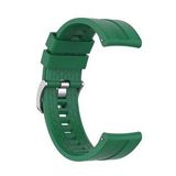 Microsonic Amazfit GTS 3 Silicone Rapid Bands Koyu Yeşil Kordon