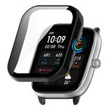 Microsonic Amazfit GTS 4 Mini için Kılıf Matte Premium Slim WatchBand Siyah [GTS 4 Mini ile Uyumlu Kılıf - Siyah]