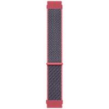 Microsonic Amazfit GTS 4 Mini Woven Sport Loop Koyu Pembe Hasırlı Kordon