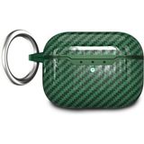 Microsonic Apple Air-Podss Pro 2.nesil Kılıf Elite Carbonshield Yeşil - AirPods Pro 2. Nesil
