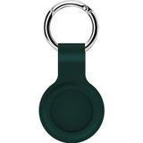 Microsonic Apple Air Tag Liquid Silicone Protective Case Koyu Yeşil Kılıf