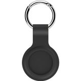 Microsonic Apple Air Tag Liquid Silicone Protective Case Siyah Kılıf