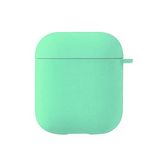 Microsonic Apple AirPods 1. Nesil / 2. Nesil için Kılıf Liquid Silicone Lansman Mint Yeşili [AirPods 1/2 ile Uyumlu Kılıf - Mint]