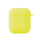 Microsonic Apple AirPods 1. Nesil / 2. Nesil için Kılıf Liquid Silicone Lansman Sarı [AirPods 1/2 ile Uyumlu Kılıf - Sarı]
