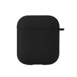 Microsonic Apple AirPods 1. Nesil / 2. Nesil için Kılıf Liquid Silicone Lansman Siyah [AirPods 1/2 ile Uyumlu Kılıf - Siyah]