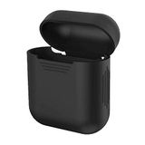 Microsonic Apple AirPods 1. Nesil / 2. Nesil için Kılıf Mat Silikon Siyah [AirPods 1/2 ile Uyumlu Kılıf - Siyah]