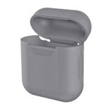 Microsonic Apple AirPods 1. Nesil / 2. Nesil için Mat Silikon Kılıf Gri [AirPods 1/2 ile Uyumlu Kılıf - Gri]