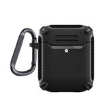 Microsonic Apple AirPods 1. Nesil / 2. Nesil Legacy Cube için Kılıf Siyah [AirPods 1/2 ile Uyumlu Kılıf - Siyah]