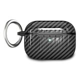 Microsonic Apple AirPods Pro 2.Nesil için Kılıf Elite CarbonShield Siyah [AirPods Pro 2. Nesil ile Uyumlu Kılıf - Siyah]