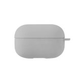 Microsonic Apple AirPods Pro için Kılıf Liquid Silicone Lansman Gri [AirPods Pro ile Uyumlu Kılıf - Gri]