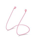 Microsonic Apple AirPods Pro için kulaklık Askısı Neck Rope Silicone Pembe [AirPods Pro ile Uyumlu Kılıf - Pembe]