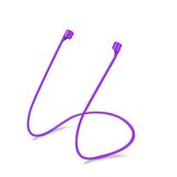 Microsonic Apple AirPods Pro için Manyetik Mıknatıslı Kulaklık İpi Mor [AirPods Pro ile Uyumlu Kılıf - Mor]