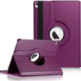 Microsonic Apple iPad Air 4 (2020) Kılıf 360 Rotating Stand Deri Mor - iPad Air 4 2020