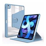 Microsonic Apple İpad Air 5.nesil 2022 Kılıf (a2588-a2589-a2591) Regal Folio Mavi