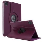 Microsonic Apple iPad Pro 11'' 2021 3. Nesil Kılıf (A2377-A2459-A2301-A2460) 360 Rotating Stand Deri Mor