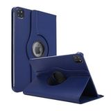 Microsonic Apple iPad Pro 12.9'' 2021 5. Nesil Kılıf (A2378-A2461-A2379-A2462) 360 Rotating Stand Deri Lacivert