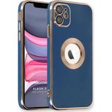 Microsonic Apple iPhone 11 Flash Stamp Lacivert Cep Telefonu Kılıfı