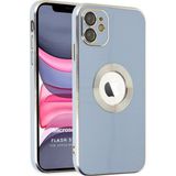Microsonic Apple iPhone 11 Flash Stamp Mavi Cep Telefonu Kılıfı