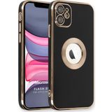 Microsonic Apple iPhone 11 Flash Stamp Siyah Cep Telefonu Kılıfı
