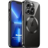 Microsonic Apple iPhone 11 Pro Magsafe Luxury Electroplate Siyah Cep Telefonu Kılıfı