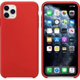 Microsonic Apple iPhone 11 Pro Max 6.5 inç Liquid Lansman Silikon Kırmızı Cep Telefonu Kılıfı