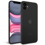 Microsonic Apple iPhone 11 Siyah Matte Silicone Cep Telefon Kılıfı