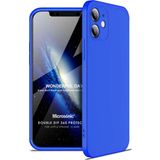 Microsonic Apple iPhone 12 Mini Double Dip 360 Protective Mavi Cep Telefonu Kılıfı