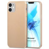 Microsonic Apple iPhone 12 Mini Gold Matte Silicone Cep Telefonu Kılıfı