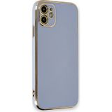 Microsonic Apple iPhone 12 Olive Plated Lavanta Grisi Kılıf